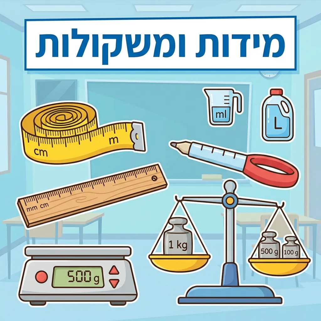 טבלת ההמרות שצריך לתלות על הקיר - מדידות אורך
